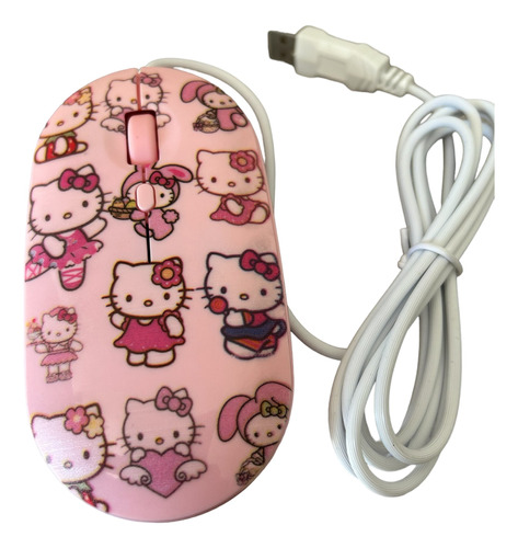 Mouse Hello Kitty Con Cable