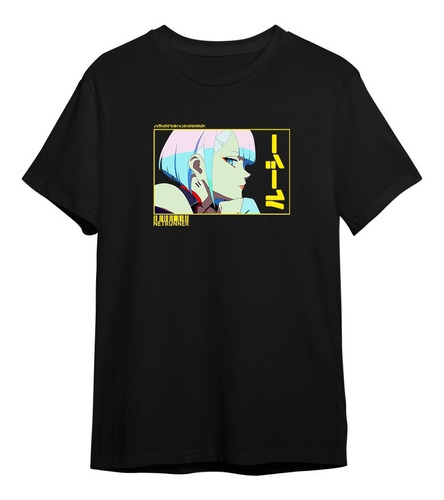 Camiseta Camisa Cyberpunk 2077 Lucy Jogo Eletrônico