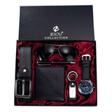 Reloj 6 Pas New Para Hombre Con Lentes, Tipo Cartera Y Llave