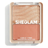 Sheglam Glam 101 Paleta De Iluminador E Blush Duo