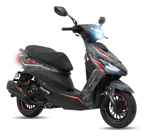 Motocicleta Veloci Dynamik Pro 200 Cc Negro Camuflaje 2024