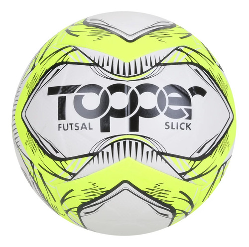 Bola De Futsal Slick 2020 Amarelo + Preto Topper