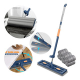 W Limpeza De Piso Mop Flat Squeegee 360 S/balde+6 Panos De