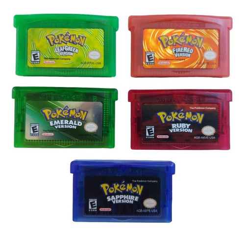 Jogos Pokémon Gba Coletânea - Novos