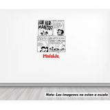 Vinil Sticker Pared 150cm Mafalda Un Hemanito 18