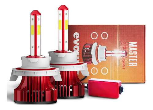 Kit Focos Led Evolum Master  H1 H3 H7 H11 9005 9006 5202 | Meses sin interés