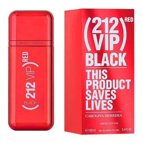 212 Vip Black Red ¦ Limited Edi - mL a $3900