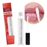 Gloss Lip Volumoso Max Love N15 Protetor Lábial C Glitter Cor Branco