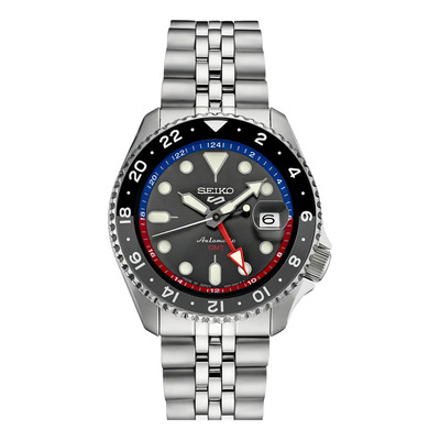 Seiko Ssk019j1 hombres Deportes,gmt,mecánico,automático,inoxidable,tono Plata,wr,ssk019, Ssk019j1 | Meses sin interés
