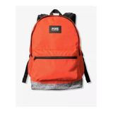 Mochila Victoria's Secret Pink Campus Naranja Candy Coral