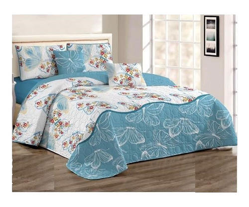 Cubrecama Cobertor Quilt Verano Reversible 2 Plazas Cp-01.5