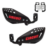 Protetor Mão Circuit Par Vector Carbono Haste Nylon Crf 230, Ttr 230, Tornado, Bros, Crosser, Xt 660, Lander, Xre, Xtz