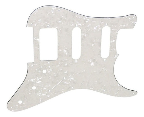 Escudo Dolphin Perolado Guitarra Stratocaster Hss 3 Camadas