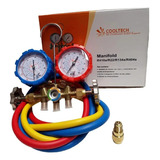 Manifold Combinado R410 R22 R134 Refrigeracion Manometro