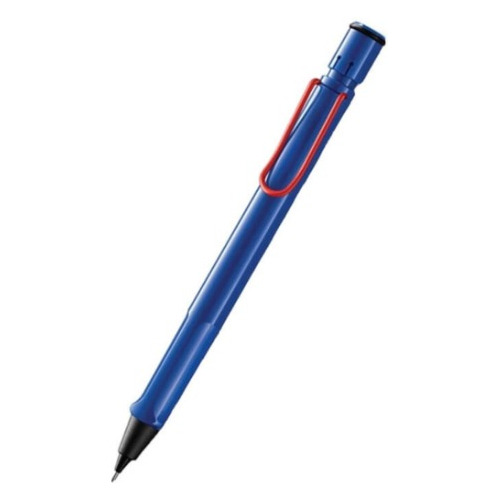 Lapicera Portaminas Lamy Safari Blue Red S.e. - 0.5 Mm