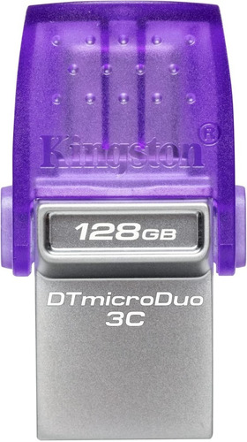 Memoria Usb Kingston Datatraveler Microduo 3c 128gb /v