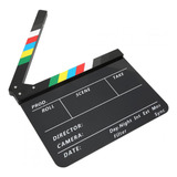 Clapperboard Professional Para Director De Escena De Vídeo,