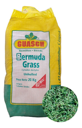 Semillas De Cesped Guasch Bermuda Grass (chipica) 20kg