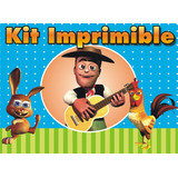 Canciones De La Granja  Kit Imprimib.de Cumple Personalizado