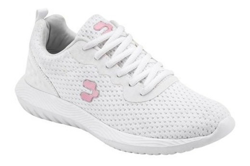 Tenis Deportivo Para Correr Charly 9526 Color Blanco De Dama