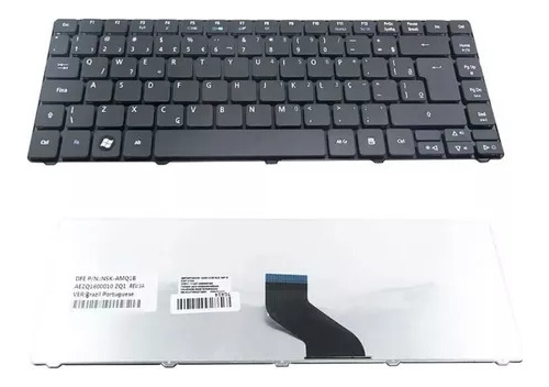 Teclado Notebook Acer 3810 4535 4540 4736 4738 4738zg 3820tg