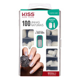 Kiss Unhas Naturais 100ps14br Quadr Curto