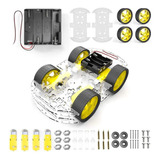 Kit Chasis Carro Robot 4wd Proyectos Arduino Ide Y Mas 