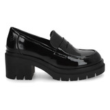 Zapato Mujer Charol Negro 46202