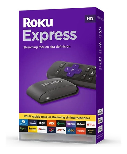 Dispositivo Streaming Roku Express 3700 Estándar Full Hd