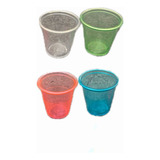 50 Vaso Shot Plastico Duro Reutilizable Colores