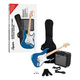 Squier 0372820002 Paquete Stratocaster Hss Blue Affinity Srs