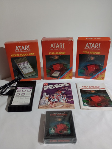Atari 2600 Star Raiders Caja ,juego,,manual Y Touch Pad  (a)