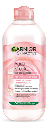 Garnier Agua Micelar Desmaquillante Con Agua De Rosas Skin A