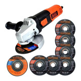 Mini Esmeriladora Angular Pulidora Black&decker C/discos