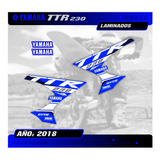 Kit Calcos - Gráfica Yamaha Ttr 230 - 2018 Laminados