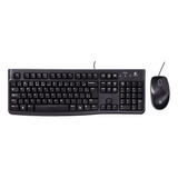 Combo Teclado E Mouse Com Fio Usb Logitech Mk120 920-004429