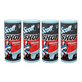 4 Rollos 55 Toallas Multiusos Uso Rudo Scott Shop Original