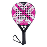 Paleta Padel Hacker Lvl-2 Space. Rosa Eva Speed