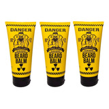 Combo 3 Beard Balm Bálsamo Hidratante Danger Barba Forte