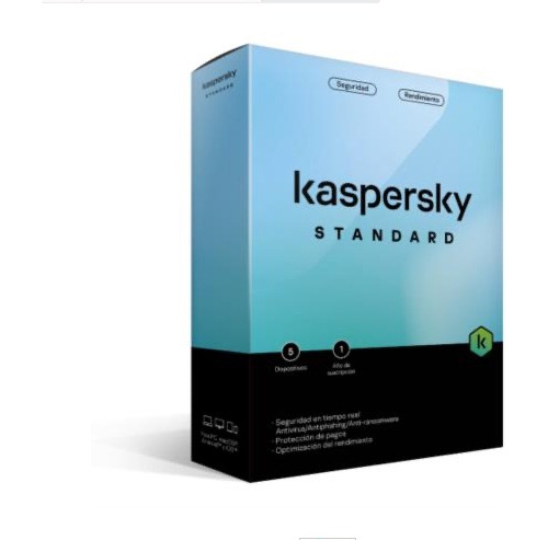 Antivirus Kaspersky Standard 1 Año 5 Dispositivos