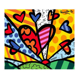 Britto Lienzografia 60x90 Con Bastidor Lienzo Impresion