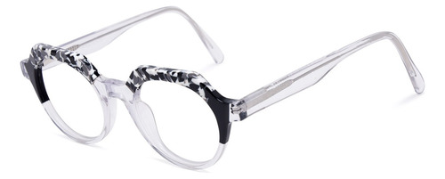 Armação Para Óculos Grau Ou Descanso Acetato Oval Feminino