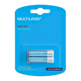 Pilhas Recarregáveis 750ma 1,2v Multilaser 1000 Mah Com Nf