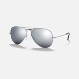 Ray-ban Aviator Plateado/gris Espejado 3025 003/40