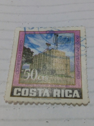 Estampilla.  Central Telefònica.        50 Cts           (7)