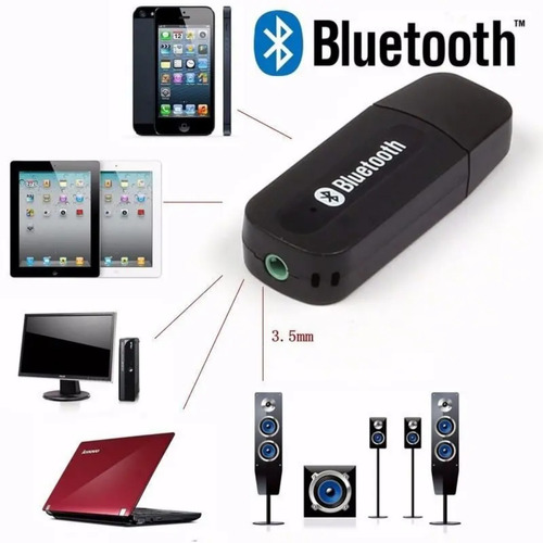 Adaptador Receptor Bluetooth Usb Musica P2 Chamada Som Carro