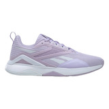 Tenis Reebok Mujer Dama Entrenamiento Nanoflex Tr Lila