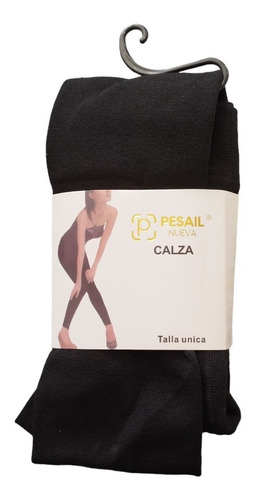 Pack 3 Calzas Mujer Elasticadas Con Polar Invierno