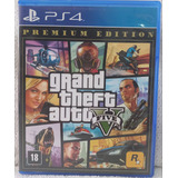 Jogo Mídia Física Gta 5 Premium Edition Ps4