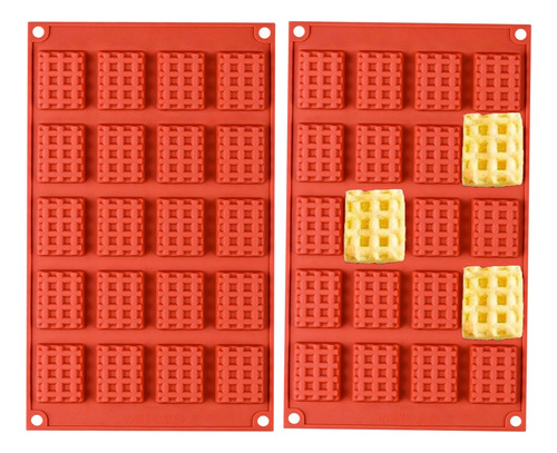 Sogibur Moldes Rectangulares Para Gofres, Moldes De Galletas